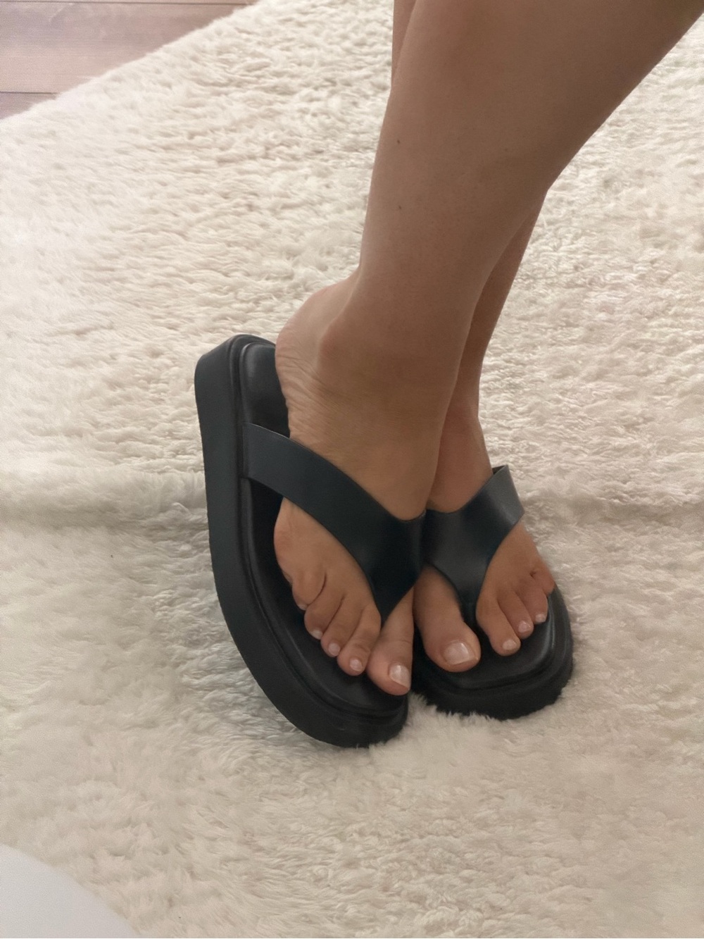 Call It Spring Black Cross-Strap Slide Sandals